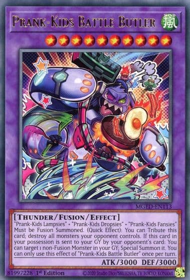 Prank Kids Battle Butler Maximum Gold: El Dorado Yu-Gi-Oh! card