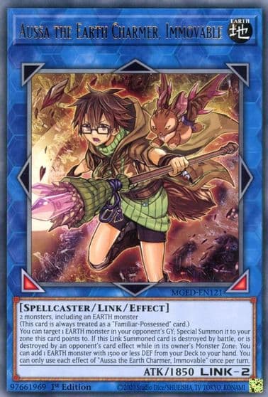 Aussa the Earth Charmer Immovable Maximum Gold: El Dorado Yu-Gi-Oh! card
