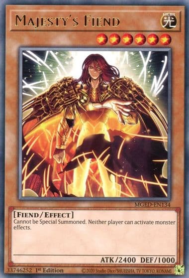 Majestys Fiend Maximum Gold: El Dorado Yu-Gi-Oh! card