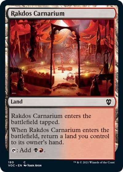 Rakdos Carnarium Commander: Innistrad: Crimson Vow Magic card