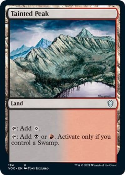 Tainted Peak Commander: Innistrad: Crimson Vow Magic card