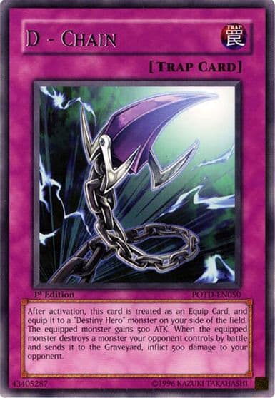 D Chain Power of the Duelist Yu-Gi-Oh! card