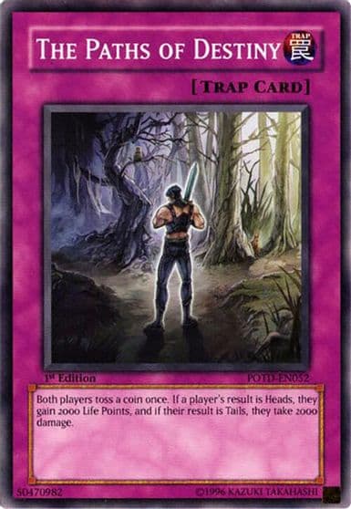 The Paths of Destiny Power of the Duelist Yu-Gi-Oh! card