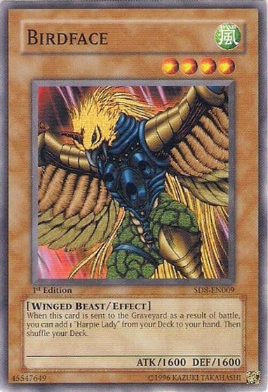 Birdface Structure Deck: Lord of the Storm Yu-Gi-Oh! card