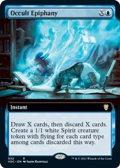 Occult Epiphany Extended Art Commander: Innistrad: Crimson Vow Magic card