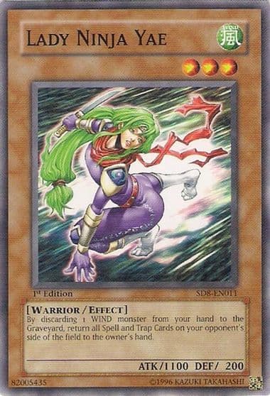 Lady Ninja Yae Structure Deck: Lord of the Storm Yu-Gi-Oh! card