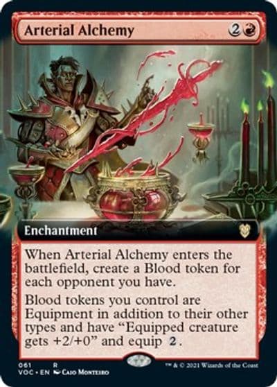 Arterial Alchemy Extended Art Commander: Innistrad: Crimson Vow Magic card
