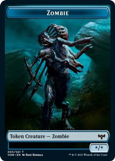 Zombie Token 005 Innistrad: Crimson Vow Magic card