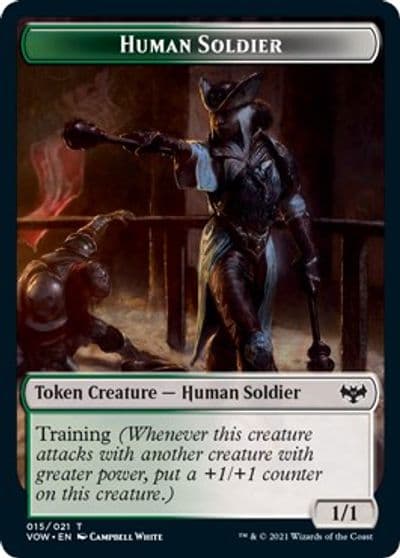 Human Soldier Token Innistrad: Crimson Vow Magic card