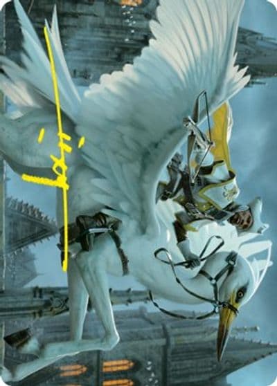 Gryff Rider Art Card Gold Stamped Signature Art Series: Innistrad: Crimson Vow Magic card