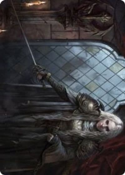 Thalia Guardian of Thraben Art Card Art Series: Innistrad: Crimson Vow Magic card