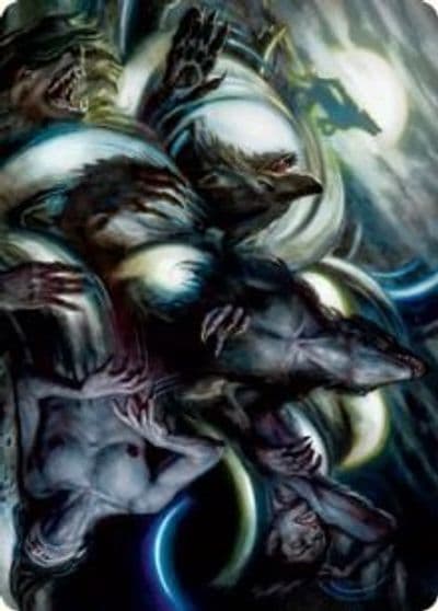 Lunar Rejection Art Card Art Series: Innistrad: Crimson Vow Magic card