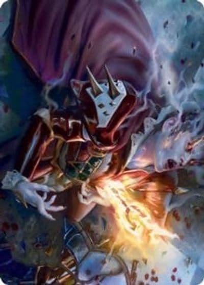 Flame Blessed Bolt Art Card Art Series: Innistrad: Crimson Vow Magic card