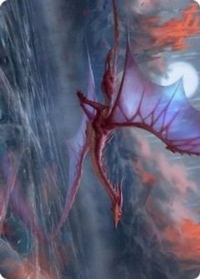Manaform Hellkite Art Card Art Series: Innistrad: Crimson Vow Magic card