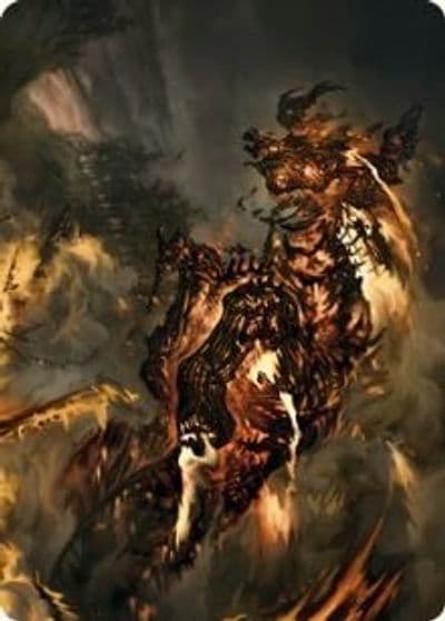 Pyre Spawn Art Card Art Series: Innistrad: Crimson Vow Magic card