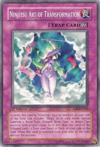 Ninjitsu Art of Transformation Structure Deck: Lord of the Storm Yu-Gi-Oh! card