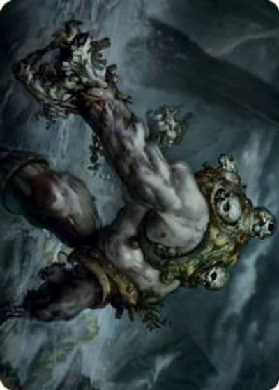 Skull Skaab Art Card Art Series: Innistrad: Crimson Vow Magic card