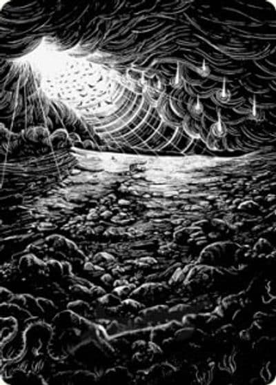 Plains 79 81 Art Card Art Series: Innistrad: Crimson Vow Magic card