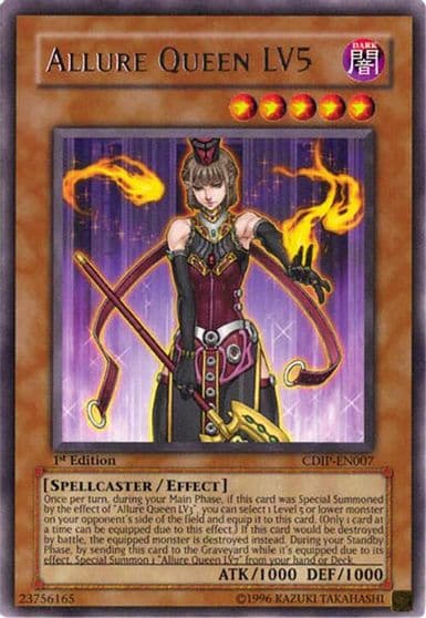 Allure Queen LV5 Cyberdark Impact Yu-Gi-Oh! card
