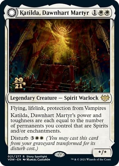 Katilda Dawnhart Martyr Prerelease Cards Magic card