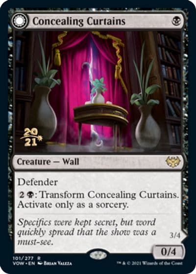 Concealing Curtains Prerelease Cards Magic card