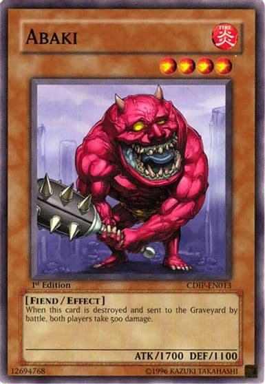 Abaki Cyberdark Impact Yu-Gi-Oh! card