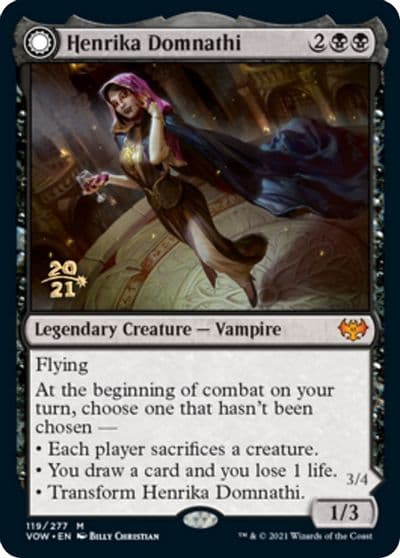 Henrika Domnathi Prerelease Cards Magic card
