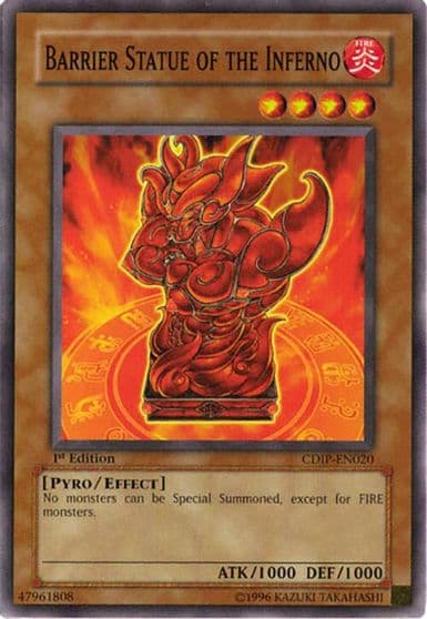 Barrier Statue of the Inferno Cyberdark Impact Yu-Gi-Oh! card
