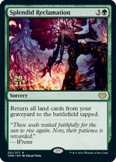 Splendid Reclamation VOW Prerelease Cards Magic card