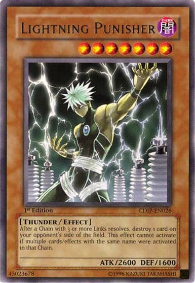 Lightning Punisher Cyberdark Impact Yu-Gi-Oh! card