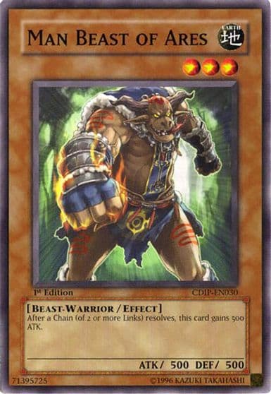 Man Beast of Ares Cyberdark Impact Yu-Gi-Oh! card