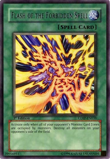 Flash of the Forbidden Spell Cyberdark Impact Yu-Gi-Oh! card