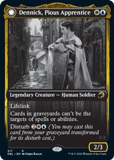 Dennick Pious Apprentice Innistrad: Double Feature Magic card