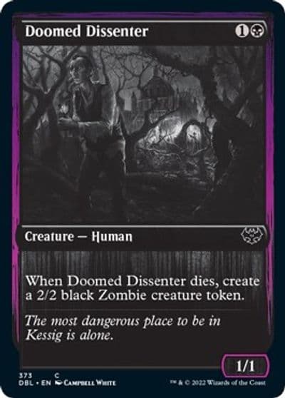 Doomed Dissenter Innistrad: Double Feature Magic card
