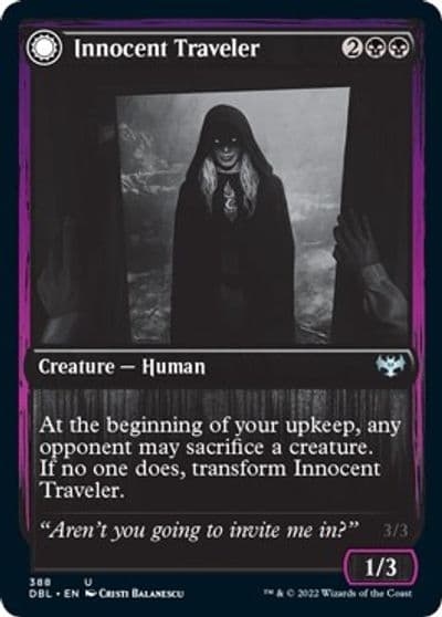 Innocent Traveler Innistrad: Double Feature Magic card