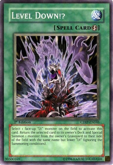 Level Down Cyberdark Impact Yu-Gi-Oh! card