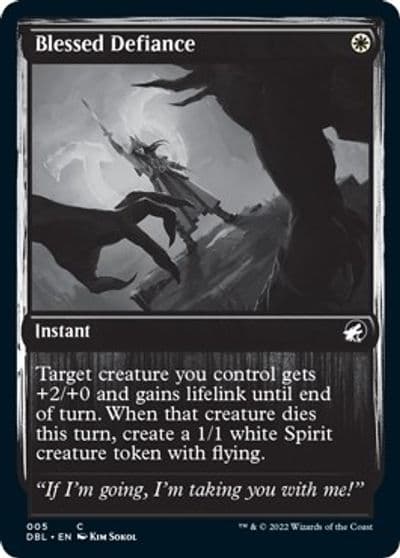 Blessed Defiance Innistrad: Double Feature Magic card