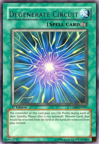 Degenerate Circuit Cyberdark Impact Yu-Gi-Oh! card