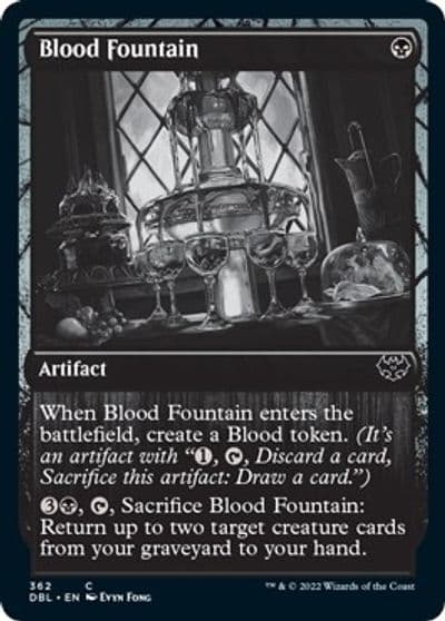 Blood Fountain Innistrad: Double Feature Magic card