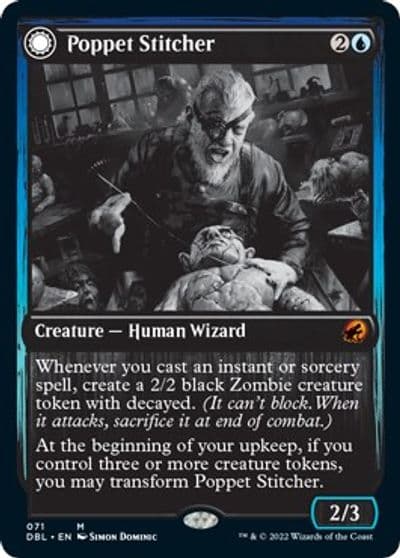 Poppet Stitcher Innistrad: Double Feature Magic card