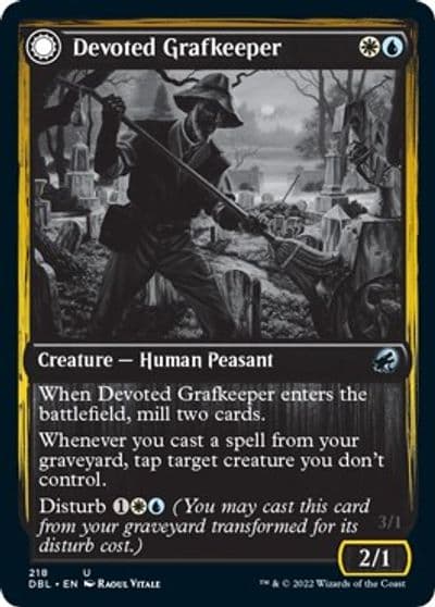 Devoted Grafkeeper Innistrad: Double Feature Magic card