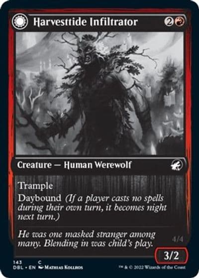 Harvesttide Infiltrator Innistrad: Double Feature Magic card