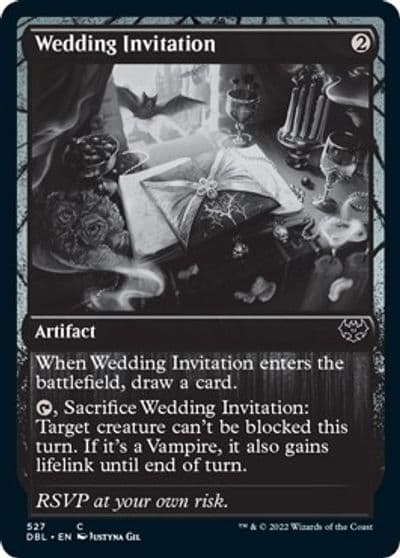 Wedding Invitation Innistrad: Double Feature Magic card