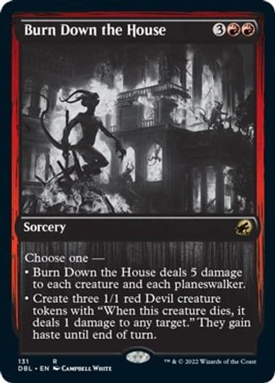 Burn Down the House Innistrad: Double Feature Magic card