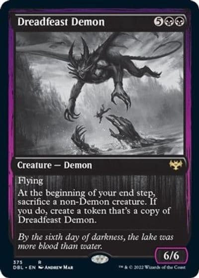 Dreadfeast Demon Innistrad: Double Feature Magic card