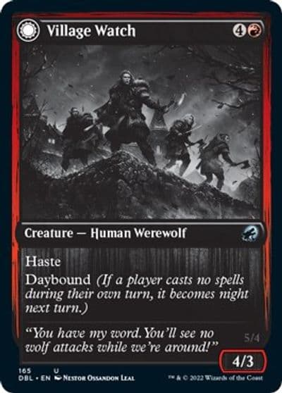 Village Watch Innistrad: Double Feature Magic card