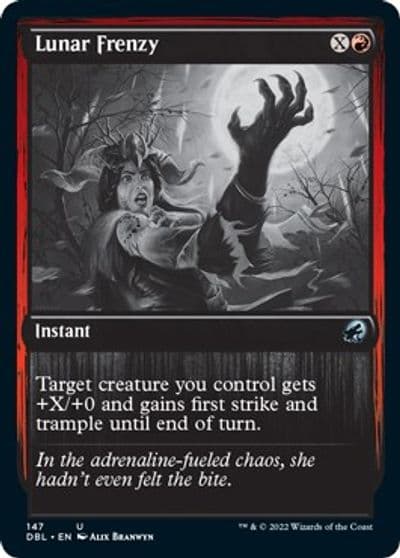 Lunar Frenzy Innistrad: Double Feature Magic card