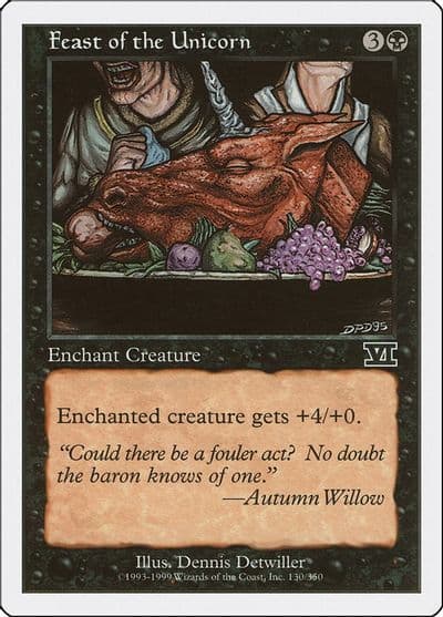 Feast of the Unicorn Classic Sixth Edition Magic card