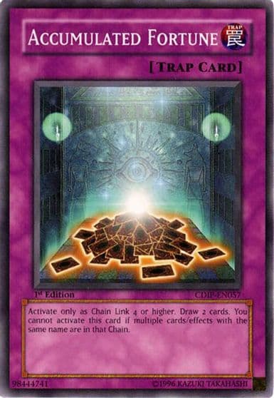 Accumulated Fortune Cyberdark Impact Yu-Gi-Oh! card