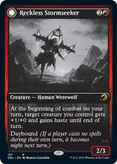 Reckless Stormseeker Innistrad: Double Feature Magic card